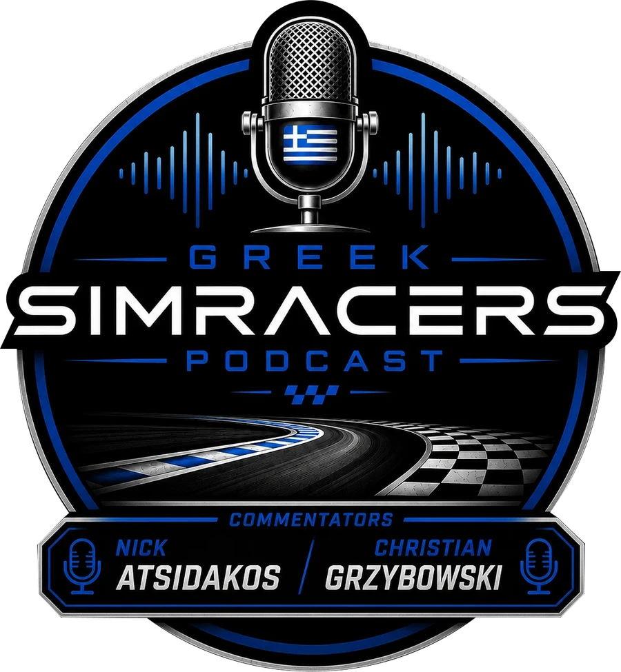 Greek SimRacers Podcast — Nick Atsidakos & Christian Grzybowski